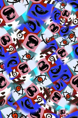 涂鸦印花华亿平台图片