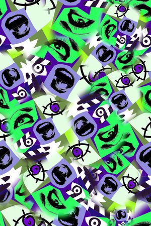 涂鸦印花华亿平台图片