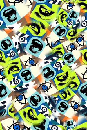 涂鸦印花华亿平台图片