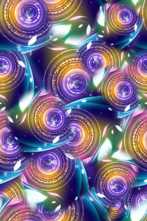 抽象印花华亿平台图片