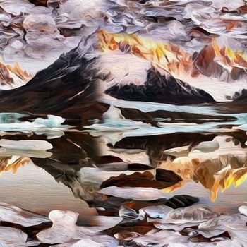 457898-时尚 大牌 风光 雪山 冰雪  男