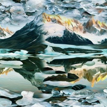 457899-时尚 风光 雪山 冰雪  男女装 