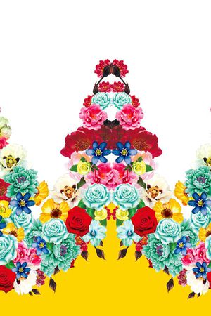 花卉定位印花华亿平台图片