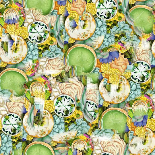 复古印花华亿平台图片