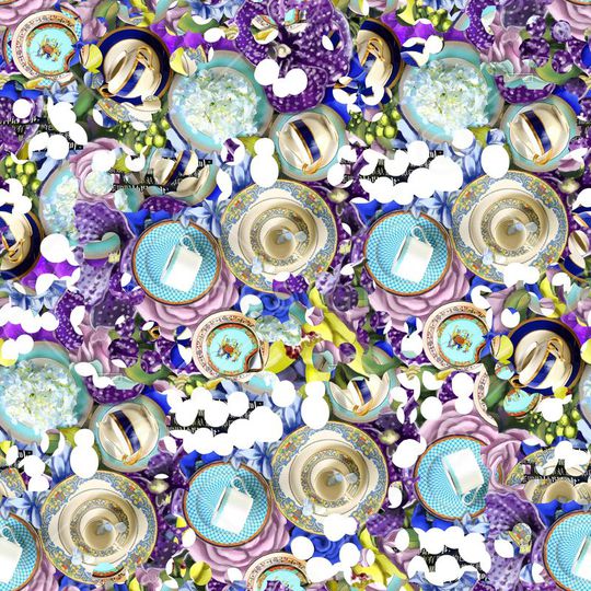 复古印花华亿平台图片