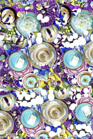 复古印花华亿平台图片