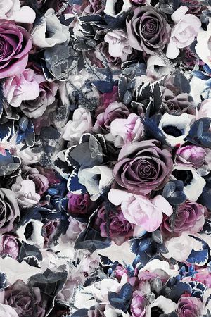 暗色暗调印花华亿平台图片