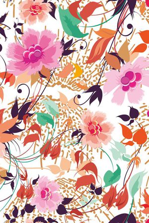 蝴蝶花印花华亿平台图片