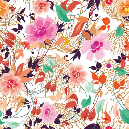 蝴蝶花印花华亿平台图片