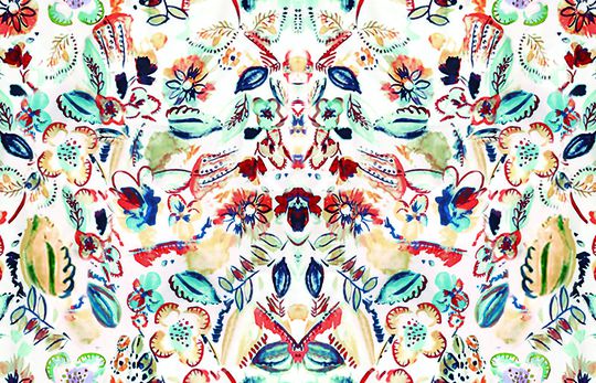 抽象印花华亿平台图片