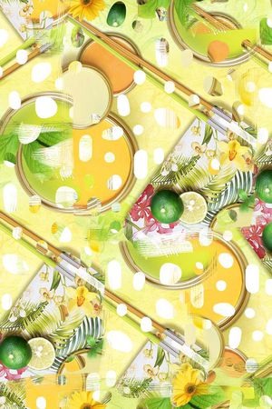 清新印花华亿平台图片