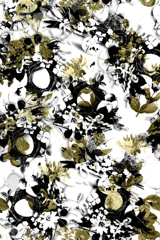 水墨印花华亿平台图片