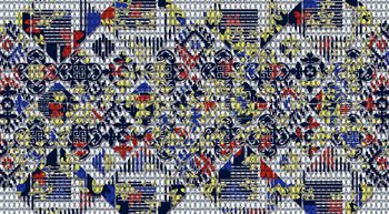 458101-时尚几何压花