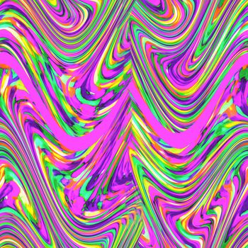 458122-抽象图案彩色波纹水波扭曲数码匹布