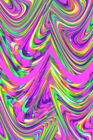 彩色波纹印花华亿平台图片