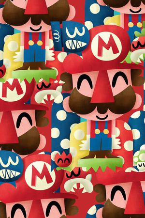 超级玛丽印花华亿平台图片