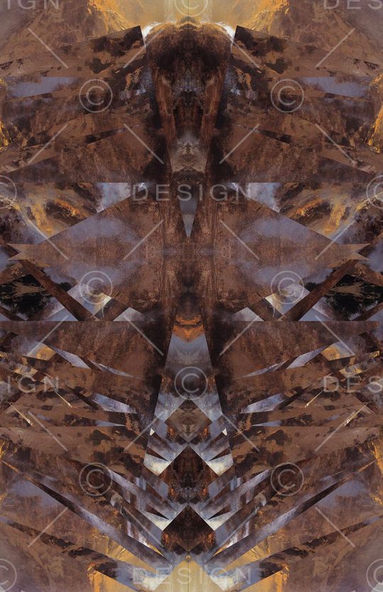 抽象对称华亿平台印花华亿平台图片