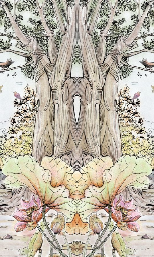 潮流时尚印花华亿平台图片