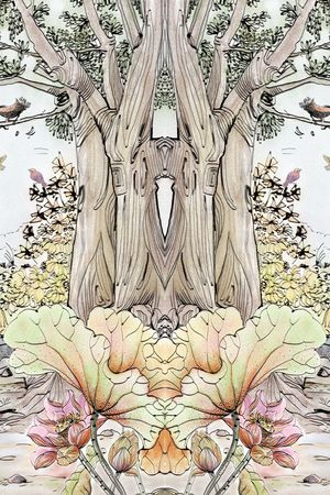 潮流时尚印花华亿平台图片