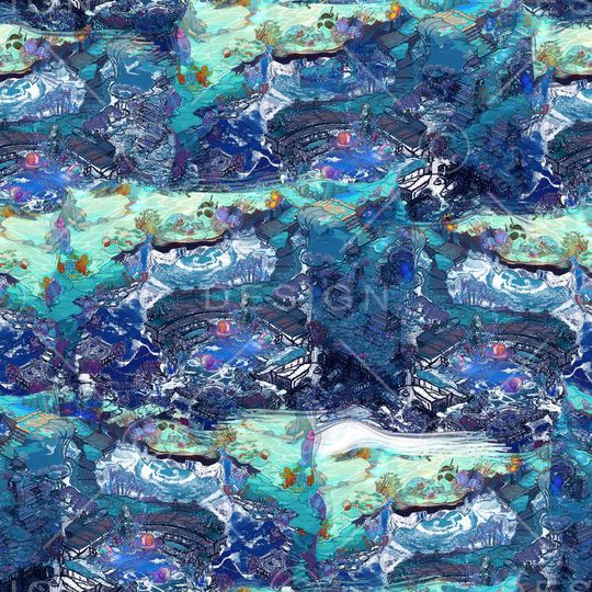 抽象印花华亿平台图片