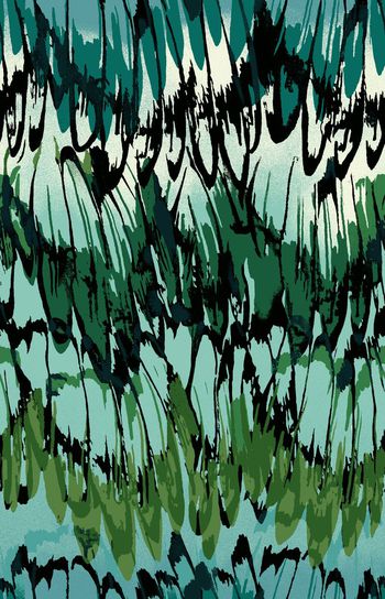 458285-抽象多彩羽毛·