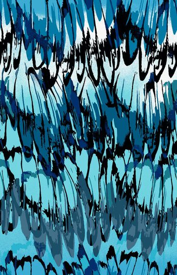 458286-抽象多彩羽毛·