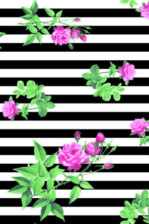 清新大气印花华亿平台图片