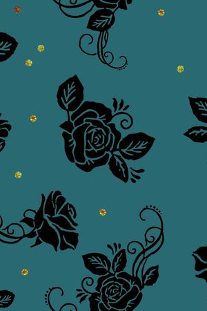 蓝底印花华亿平台图片