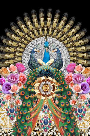 豹纹印花华亿平台图片