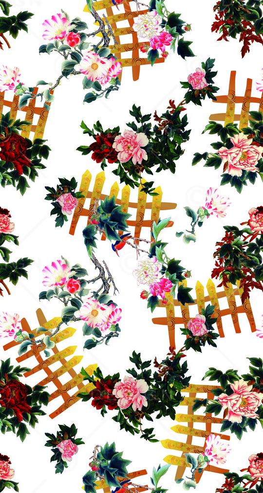 云纹印花华亿平台图片