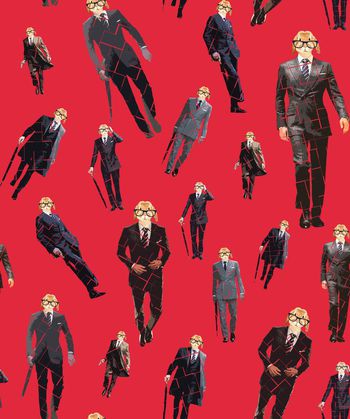 458467-时尚潮流绅士萌兔特工