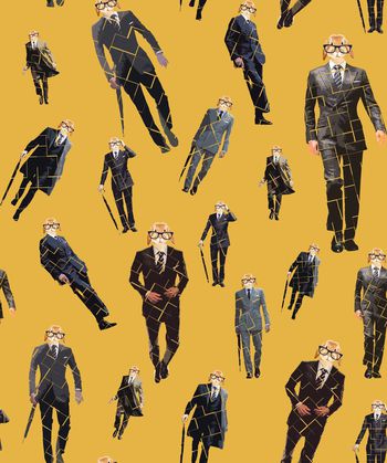 458469-时尚潮流绅士萌兔特工