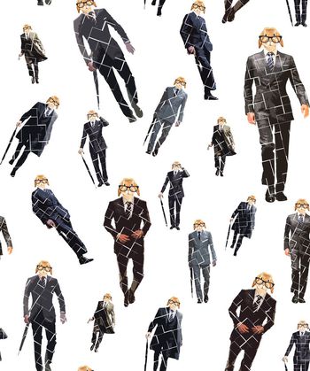 458471-时尚潮流绅士萌兔特工