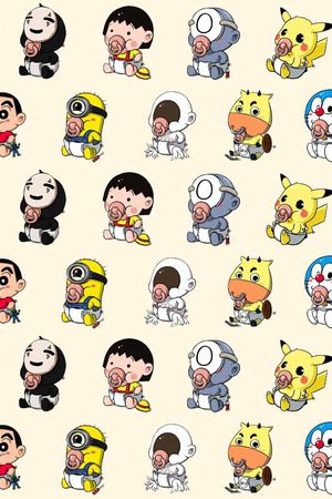 动漫人物印花华亿平台图片