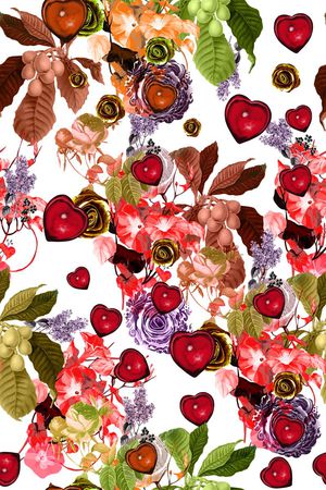 爱心印花华亿平台图片