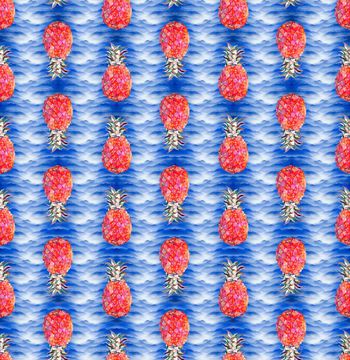 458692-时尚潮流菠萝花卉