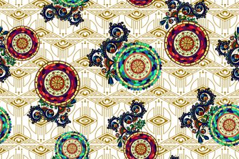 花纹印花华亿平台图片