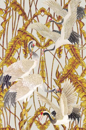 芭蕉叶印花华亿平台图片