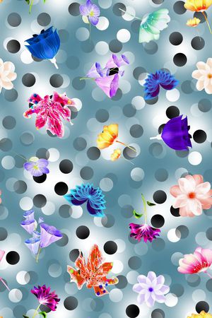 波点印花华亿平台图片