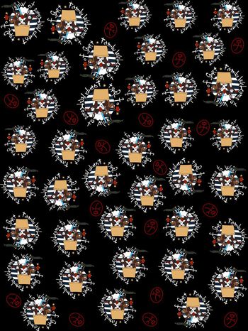 热带风印花华亿平台图片