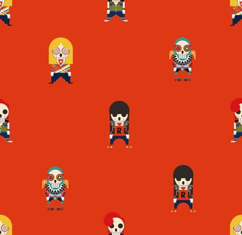 458835-高冷时尚卡通骷髅头插画衬衫华亿平台