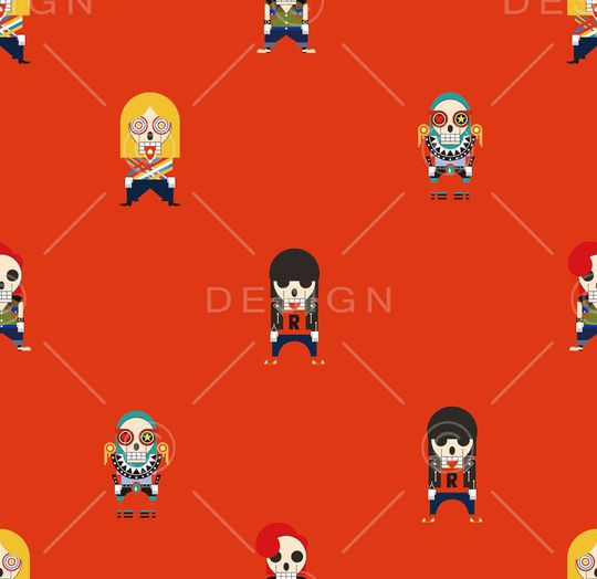 骷髅头印花华亿平台图片