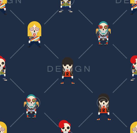 骷髅头印花华亿平台图片