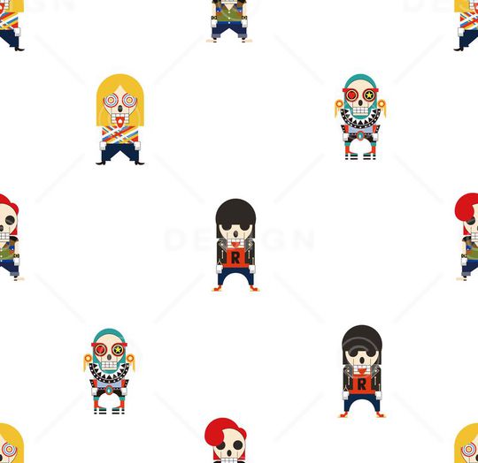 骷髅头印花华亿平台图片