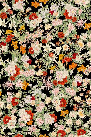 黑底印花华亿平台图片