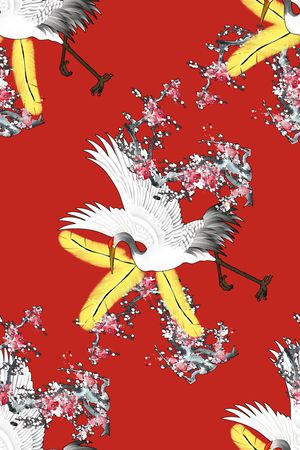 中国风印花华亿平台图片