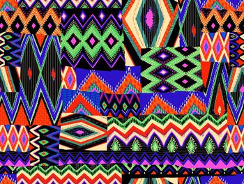 几何印花华亿平台图片