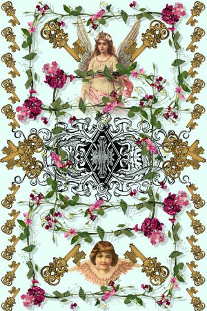 欧式印花华亿平台图片