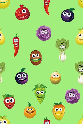 459019-可爱童装系列之蔬果