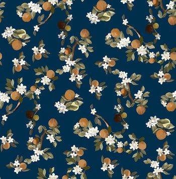 459104-潮流时尚大牌纯电脑手绘复古秋冬花果